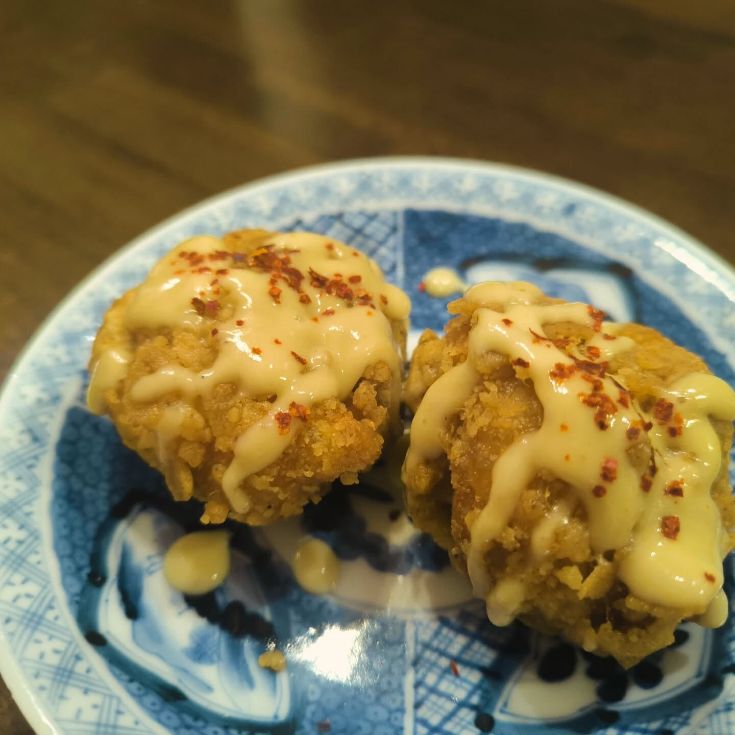洪の白いヤンニョムチキン